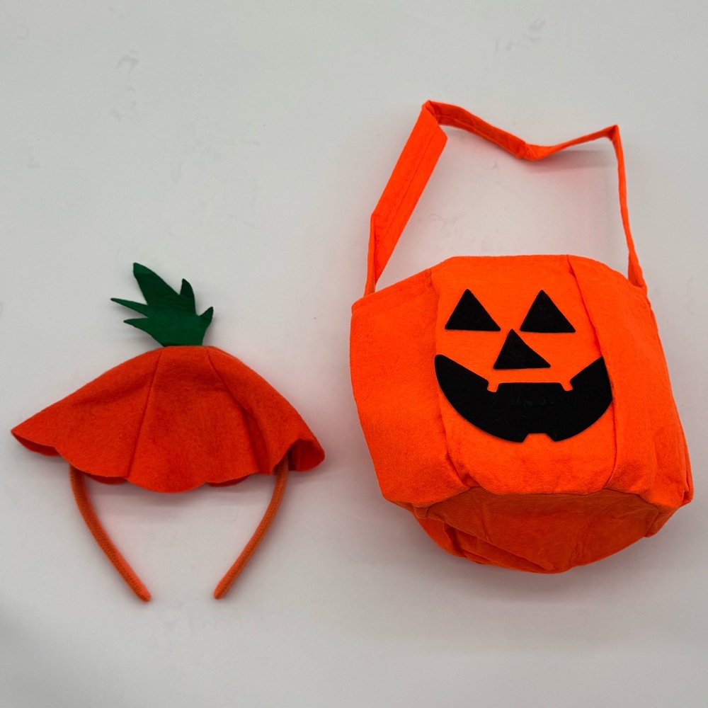 Pumpkin Costume Set for Baby/Toddler - Orange
